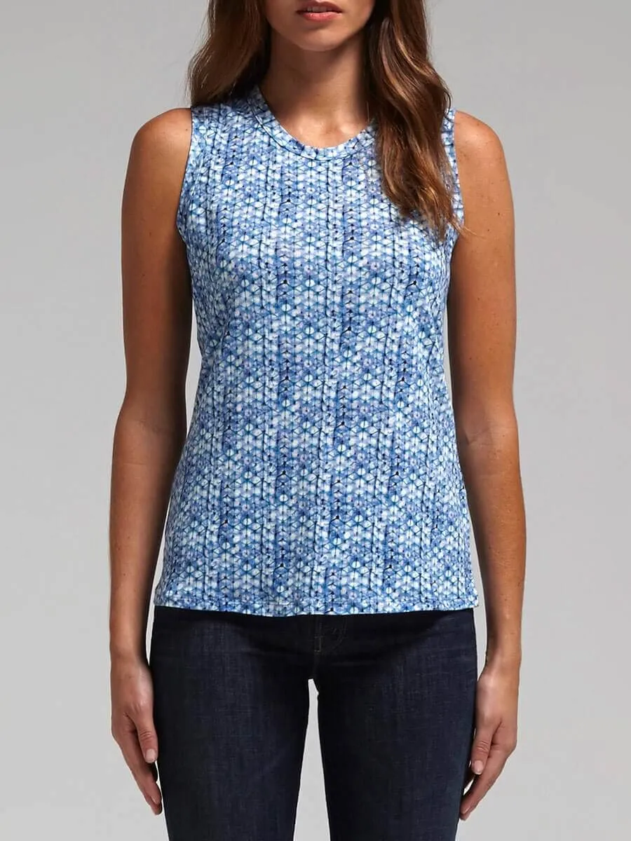 Sleeveless Shibori Tank