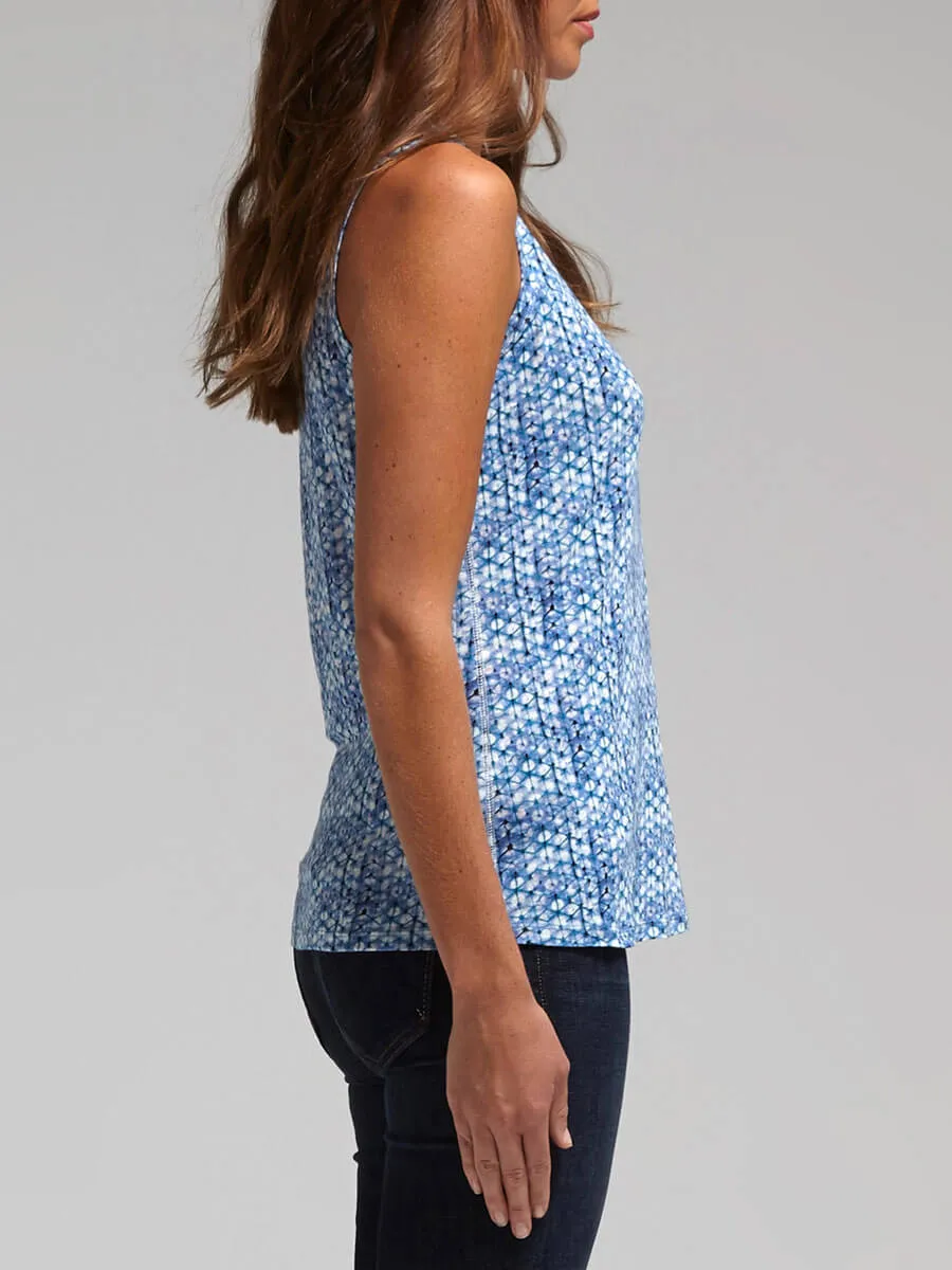 Sleeveless Shibori Tank