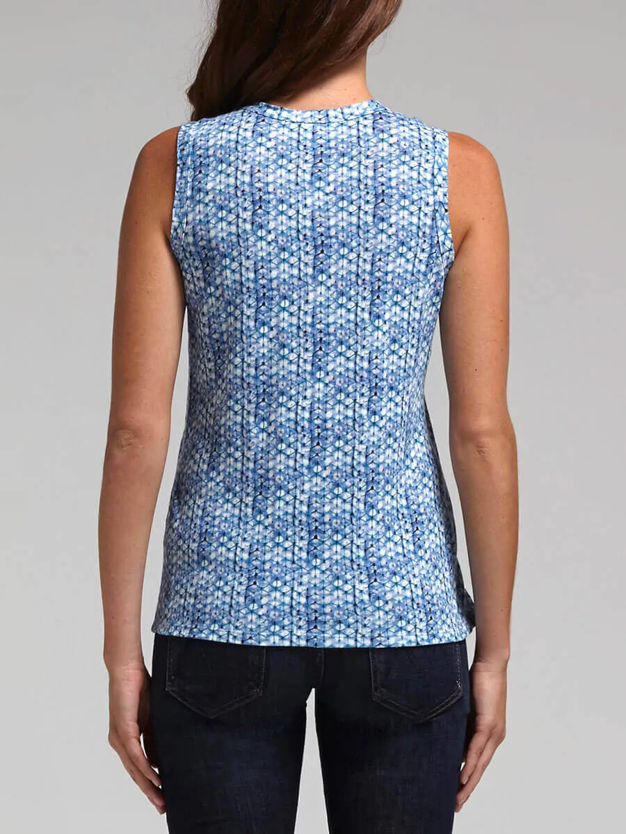 Sleeveless Shibori Tank