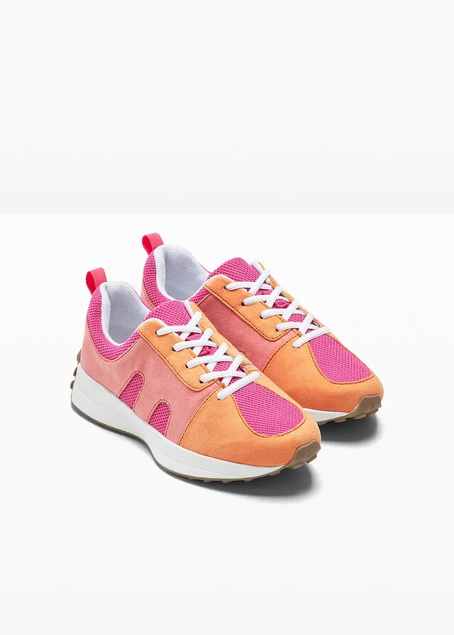 Sneakers bajos Rosa-naranja