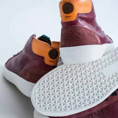 Sneakers Burgundy Tall