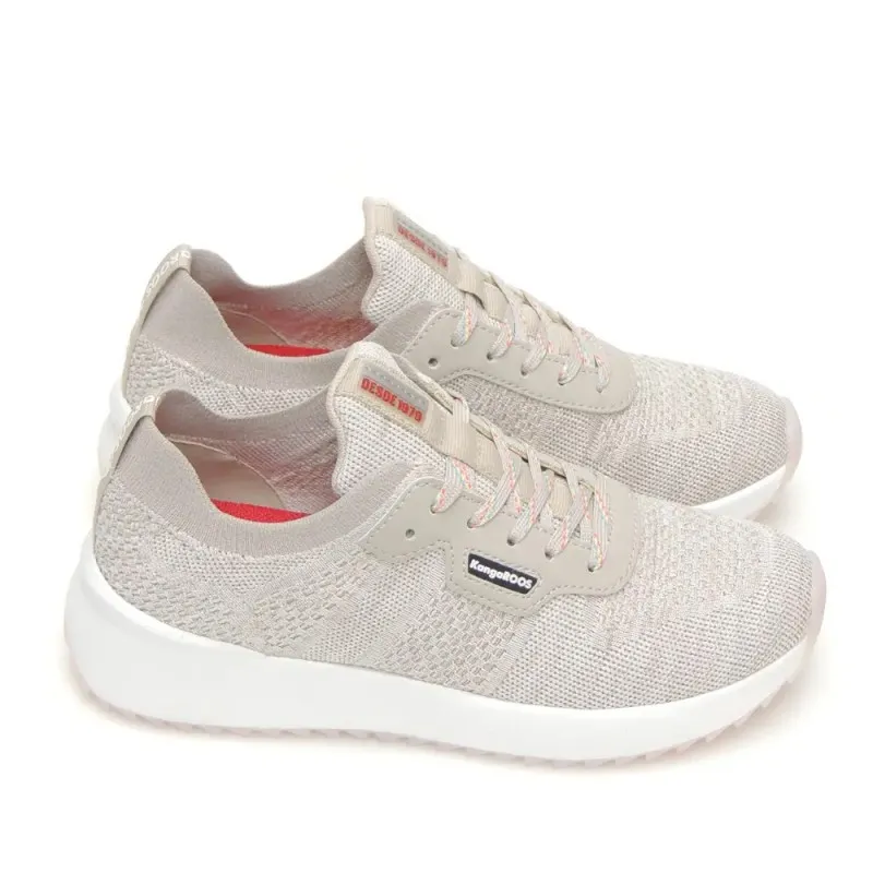 Sneakers Kangaroos K978 Mujer Beig