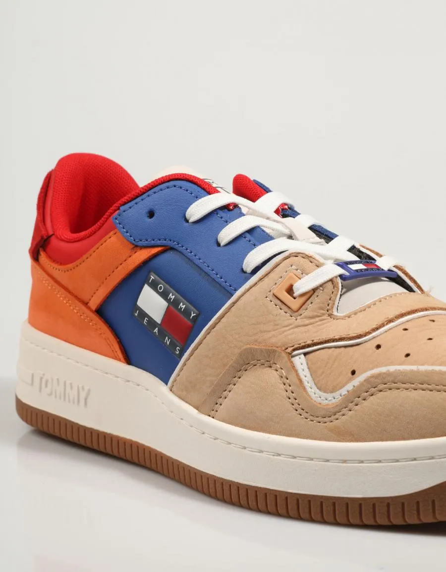  sneakers TOMMY HILFIGER Tommy Jeans Nubuck Basket en Multi colour 79923