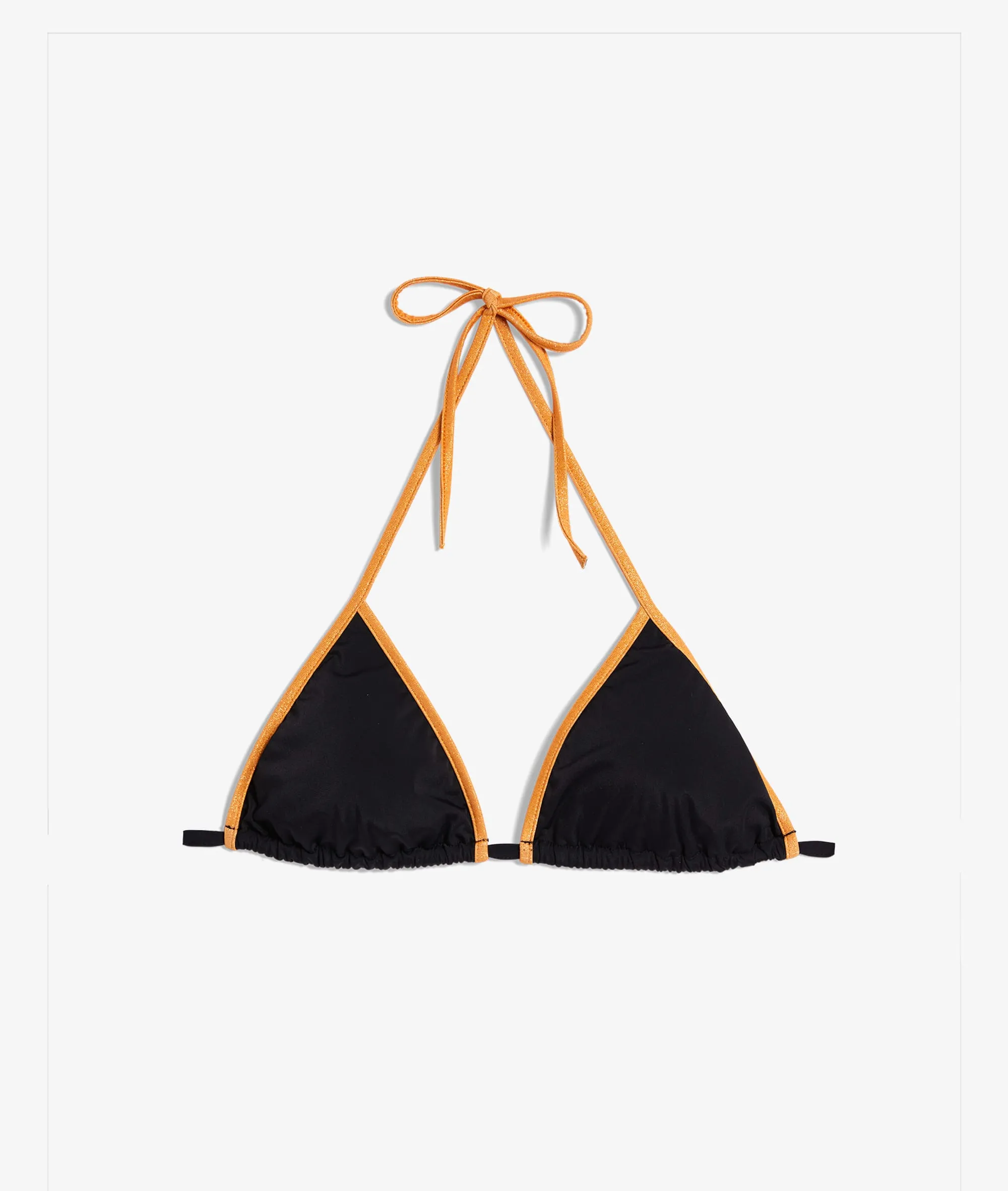 Sujetador bikini triángulo bicolor MALEFIQUE NOIR - ETAM