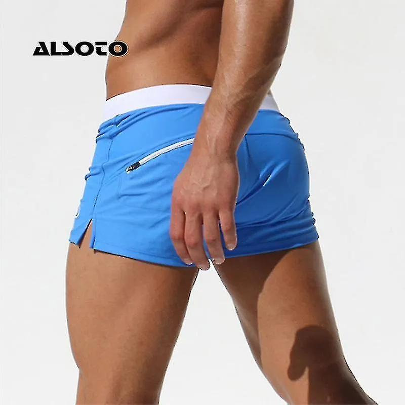 Summer Mens Swimming Shorts Quick Dry  Beach Shorts Board Surf Swimwear Beach Short Male Running Gym Man Plus Size Trunks