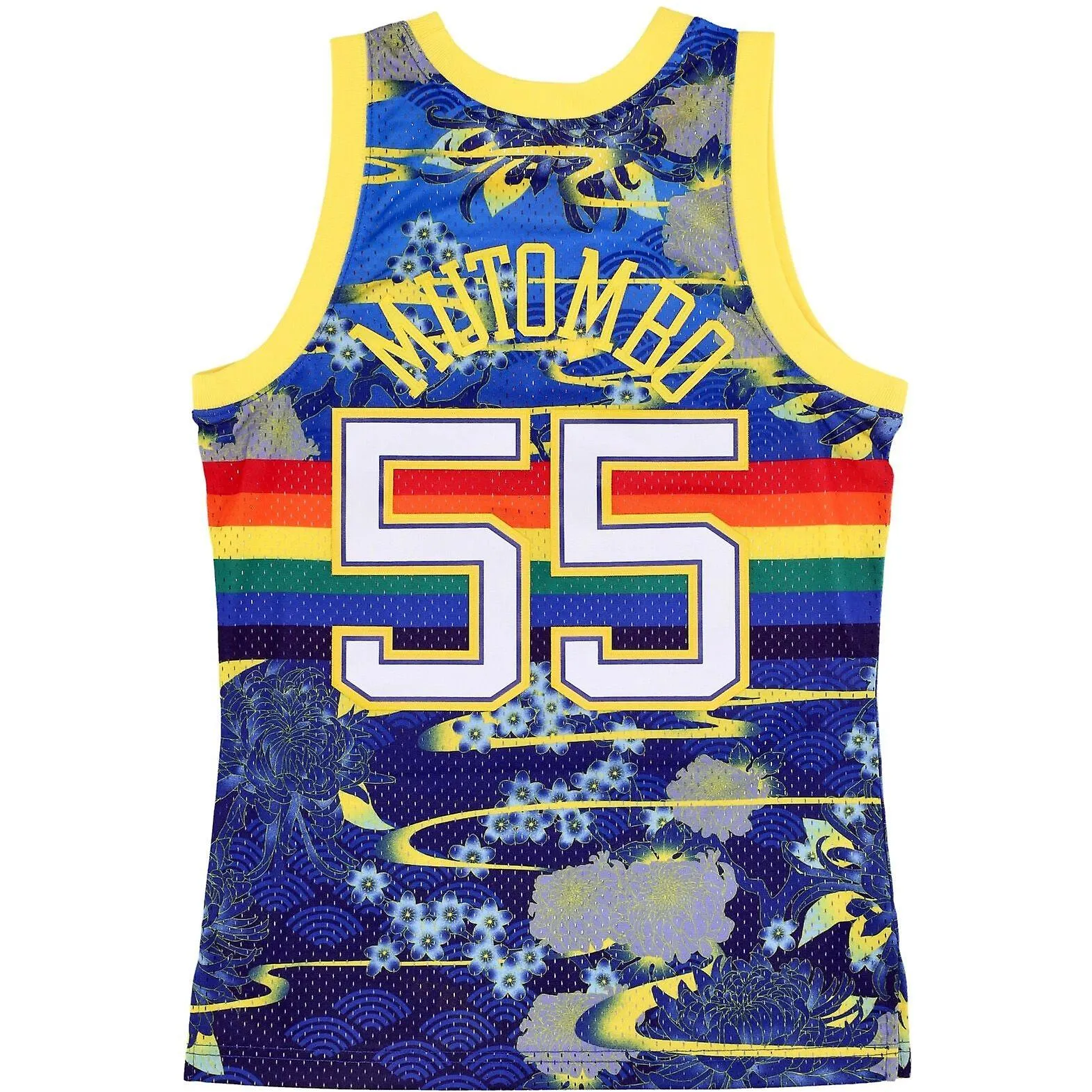 Swingman Mesh Jersey Denver Nuggets ASIAN Dikembe Mutombo