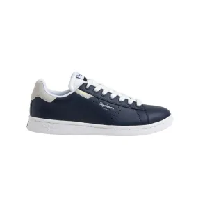 Tenis Pepe Jeans Hombre Player Basic Summer Azul - Blanco