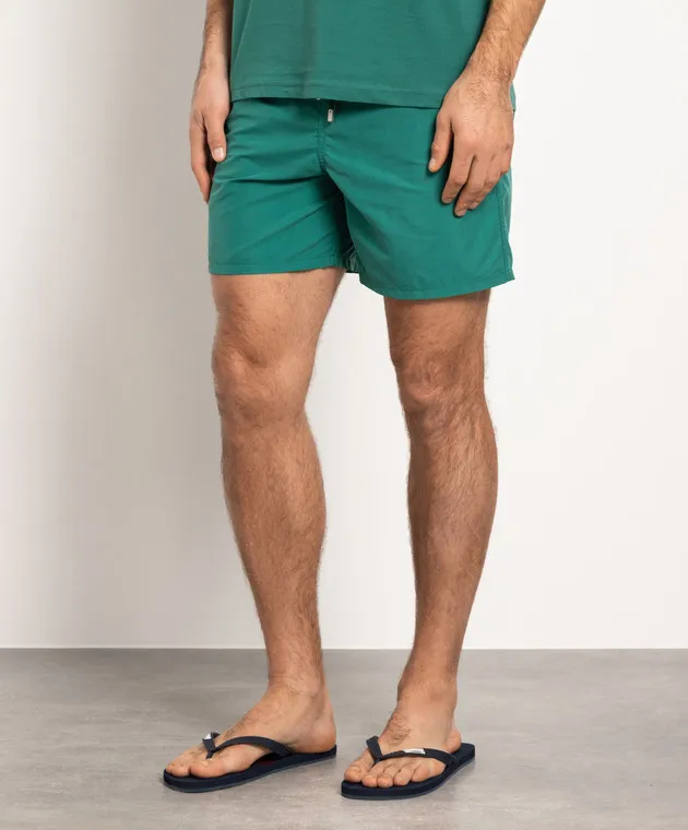 Vilebrequin Green Moorea swim shorts