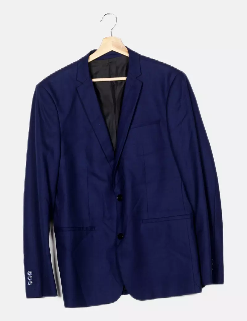 Zara Blazer azul oscuro botones