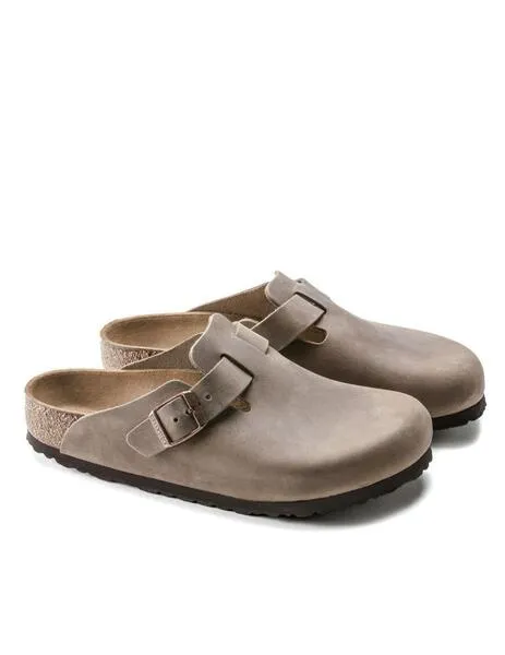 Zueco Birkenstock Boston marron hombre 960811